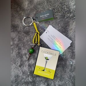 BNWT Kate Spade NY Charmed Cocktail Leather Bag Charm $118